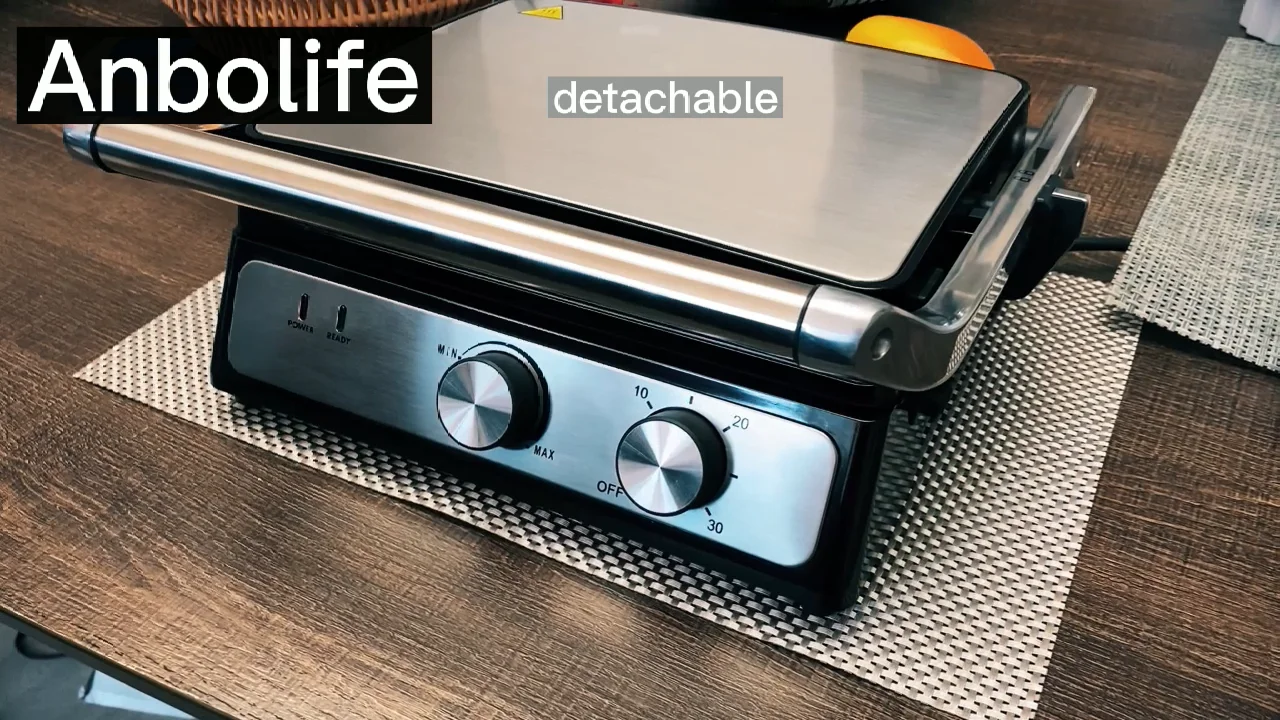 Indoor Smokeless Grill With Flat Top Griller Pan Multi Use Electric