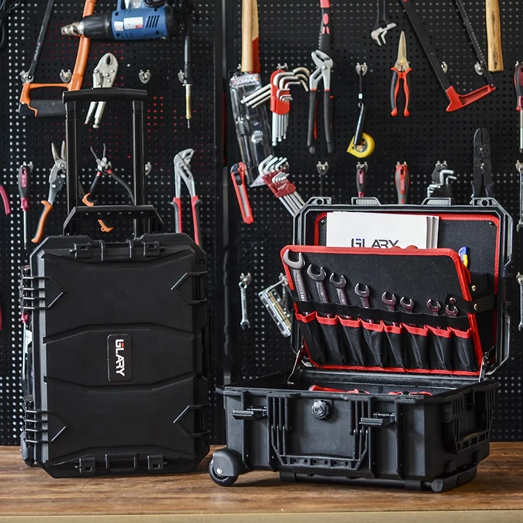 Glary Tool Case Box With Trolly Hot Selling Hand Tool Storage