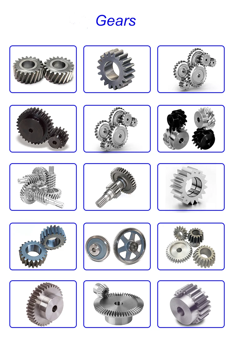 Factory Customized High Precision Custom Metal Spur Gears Manufacturer