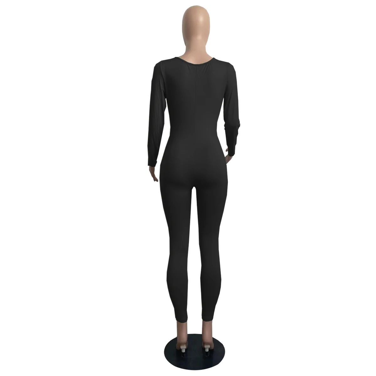 Custom Elegant Playsuits Bodycon Bodysuit Long Sleeve Fall Women's Yoga