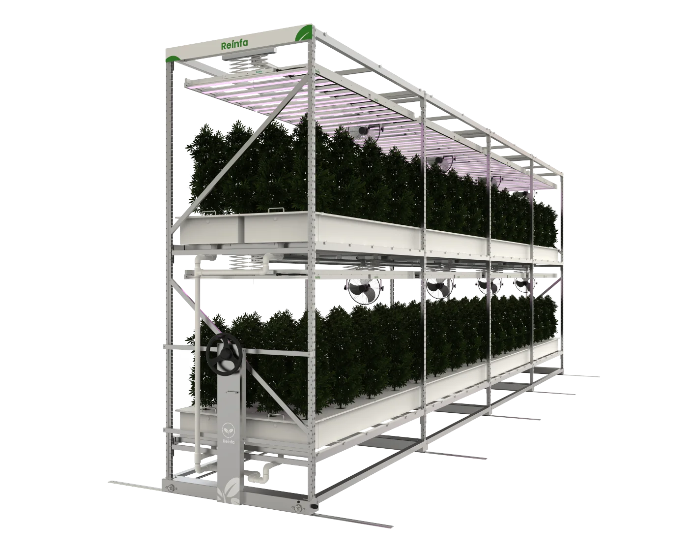 Grow Rack System with Optimal Spectrum LED Light for Lettuce| Alibaba.com