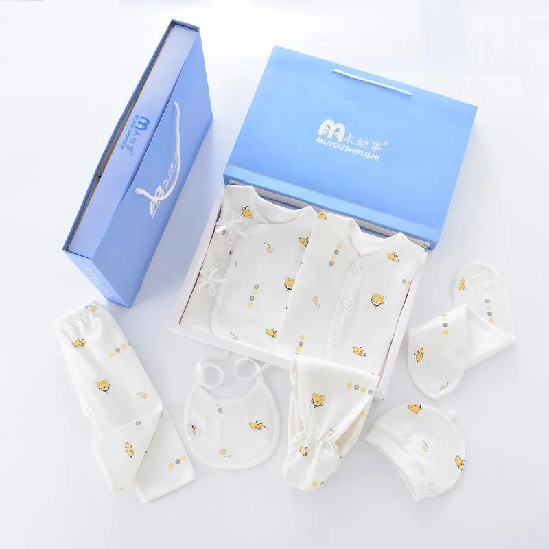 Newborn gift box spring and autumn suit cheapest baby clothes supplies newborn baby full moon meet gift baby summer