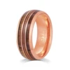 Rose gold+Koa Wood