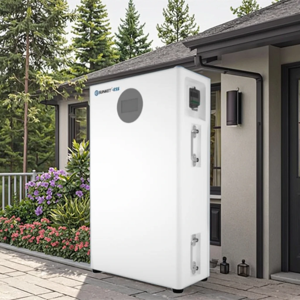product sunket 16kwh eu stock stand alone hybrid grid system 100ah capacity low voltage lifepo4 solar energy storage battery pack split-4