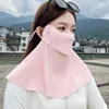 Pink - Drinking Water Style Half-Face and Neck Mask