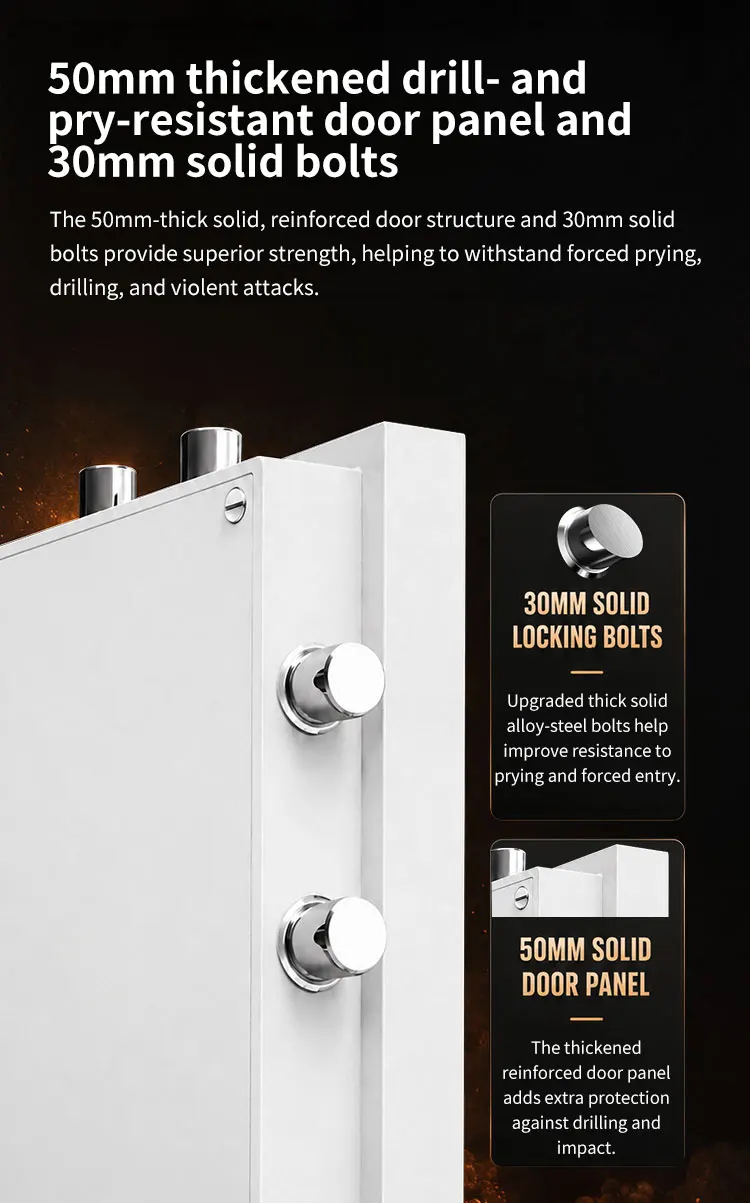 aj 900 ceqsafe heavy duty fireproof safe box ce electronic digital lock large capacity thick anti theft house hold safes-9