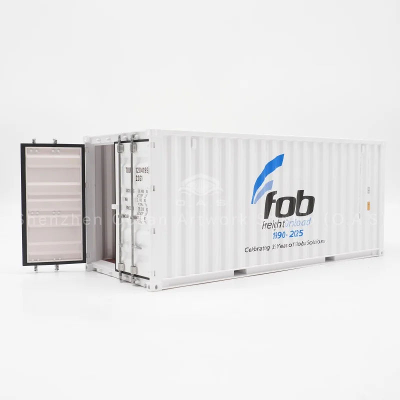 【L】O.A.S. Modelová továrna na kontejnery, na objednávku, měřítko 1:20, řemeslné přepravní krabice FOb Model kontejneru