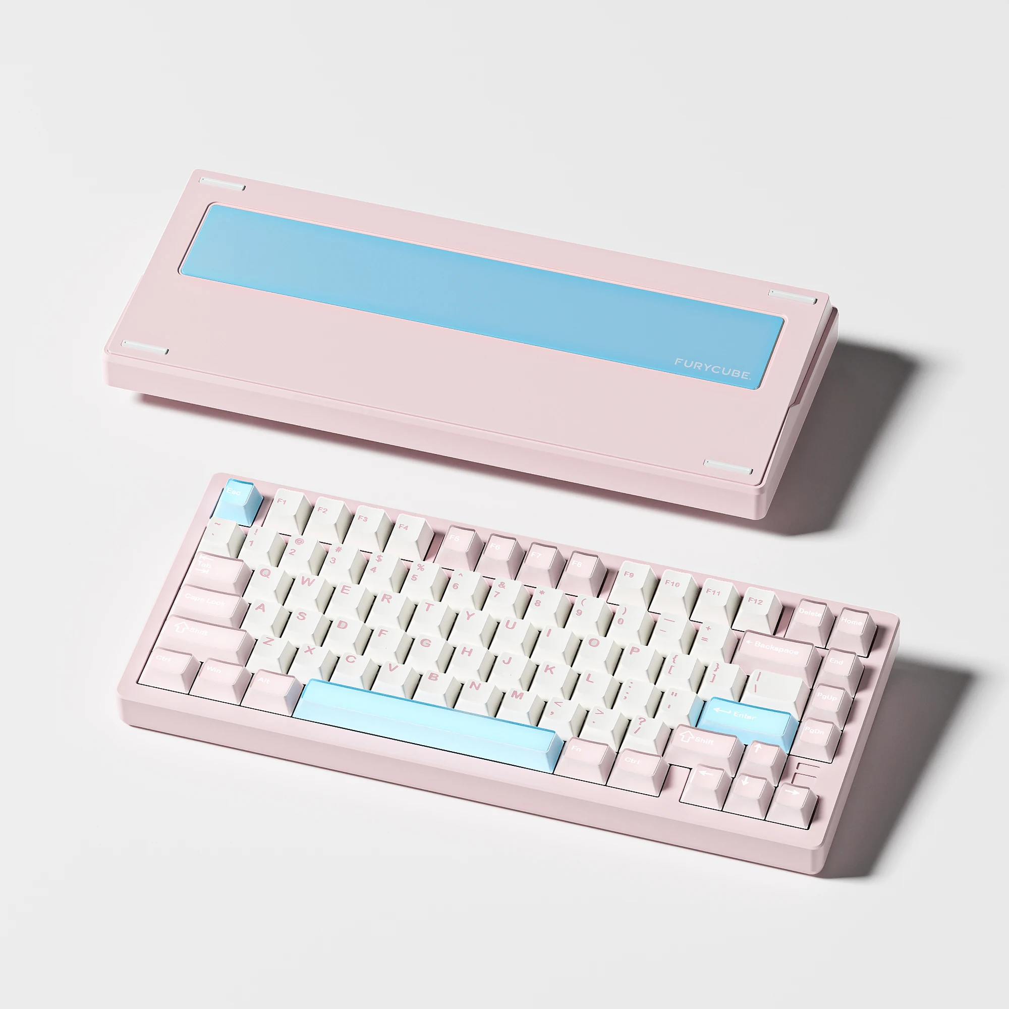 FURYCUBE 75% CNC Aluminum Gaming Mechanical Keyboard - HMX Switch