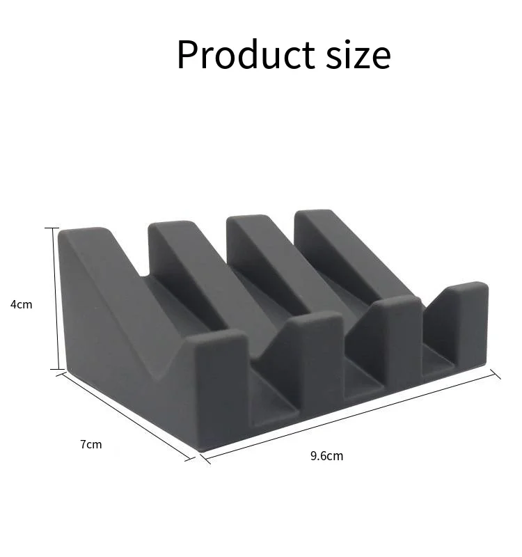 Creative silicone drainable soap rack Soap box holder Silicone soap box tilting drain rack manufacture