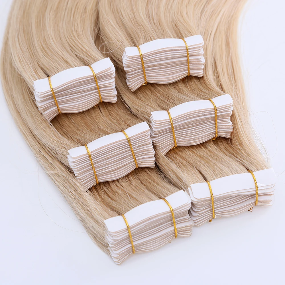 2022 Popular Seamless Invisible Tape Hair Extensions European Russian ...