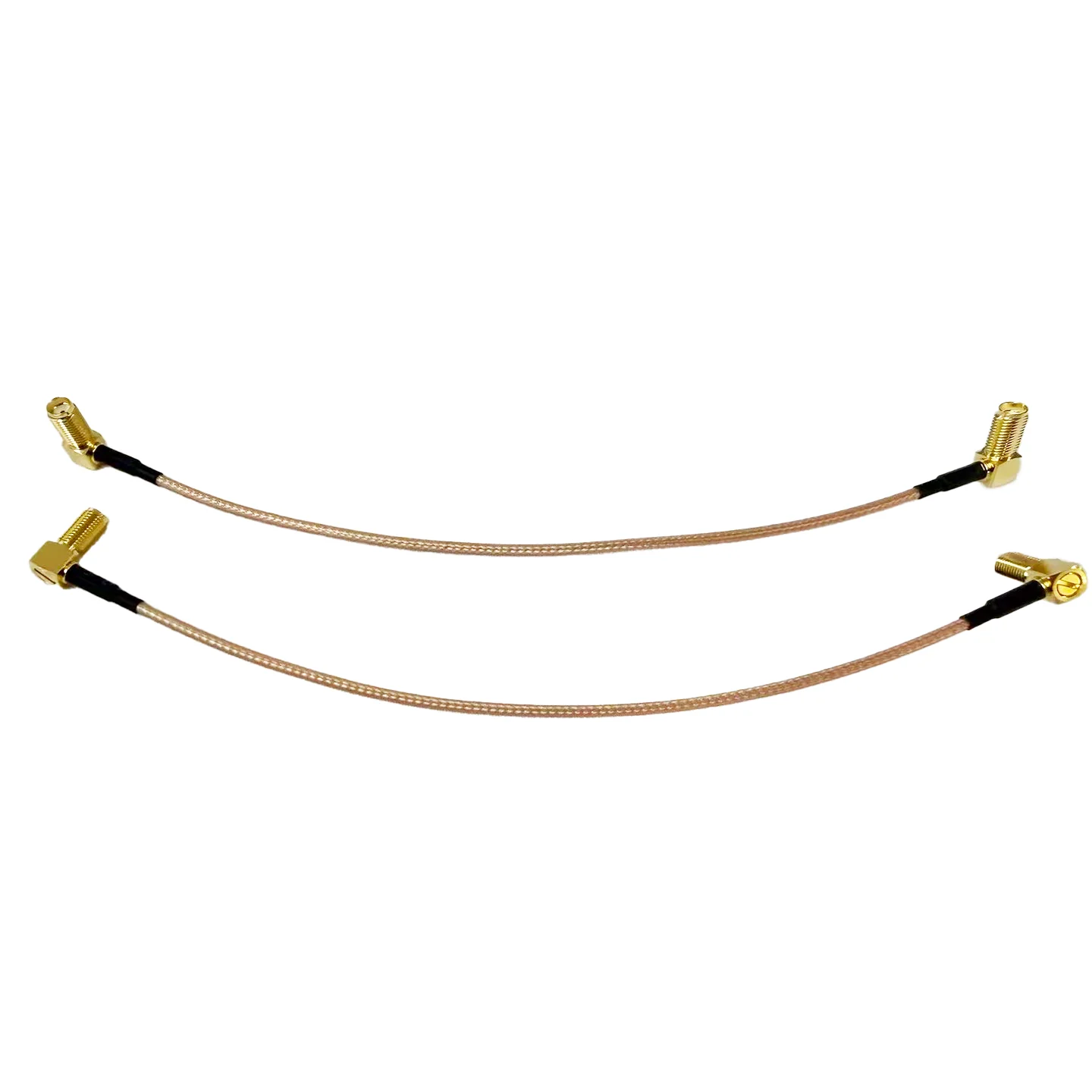 Copper SMA-KW-RG316-SMA-KW RG316 Cable Assembly SMA Angle Female to SMA Female Angle Connector