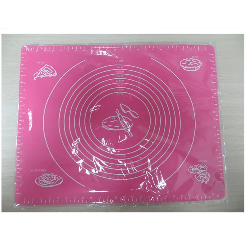 19.7x15.7" Nonstick Silicon Baking Mats Sheet With Scale Heat