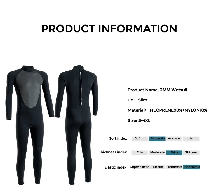 Wholesale Surf Wetsuit 3mm Womens Men For Swimming Diving Surfing