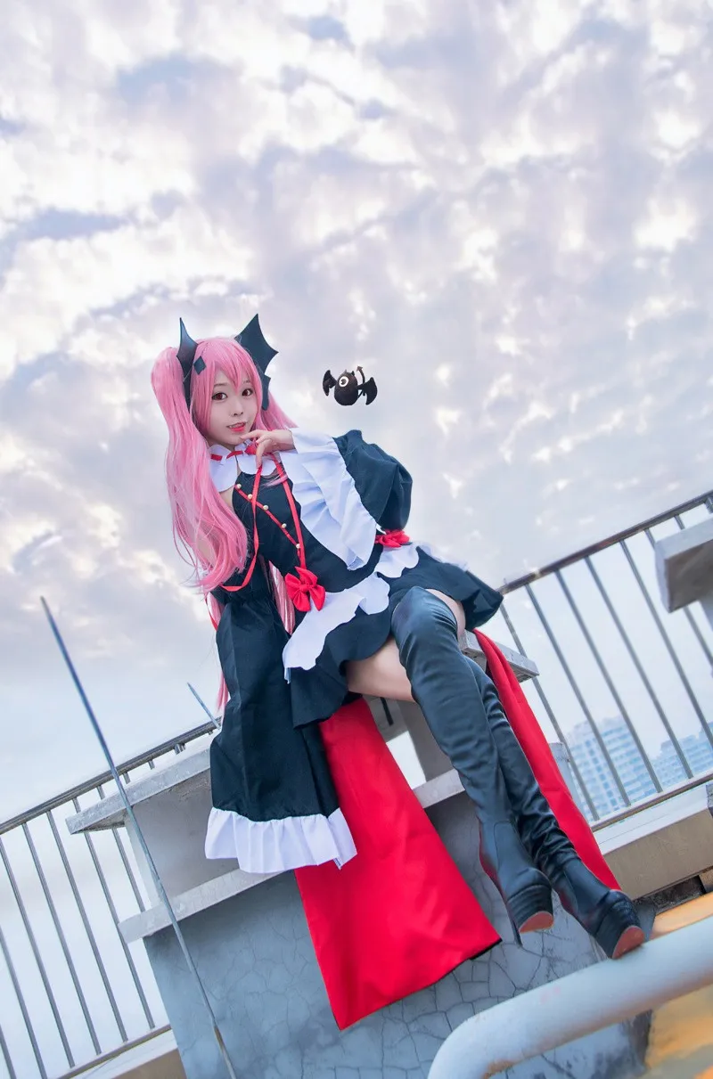 Anime Tepes Sérum Trajes Krul Cosplay Uniforme Vestidos Define