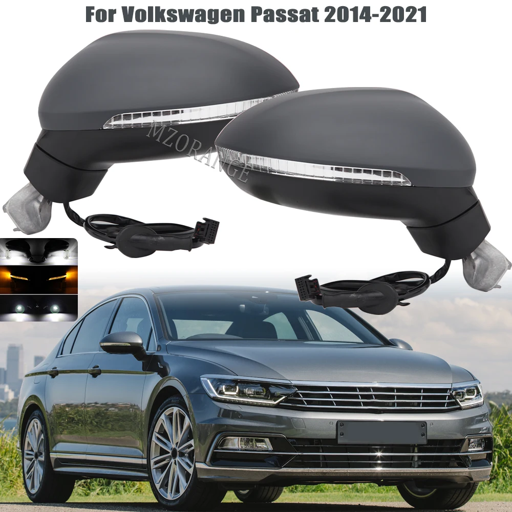 Грунтовка для сборки и крыльями на спине дверного зеркала заднего вида зеркало VW Volkswagen Passat Magotan B8