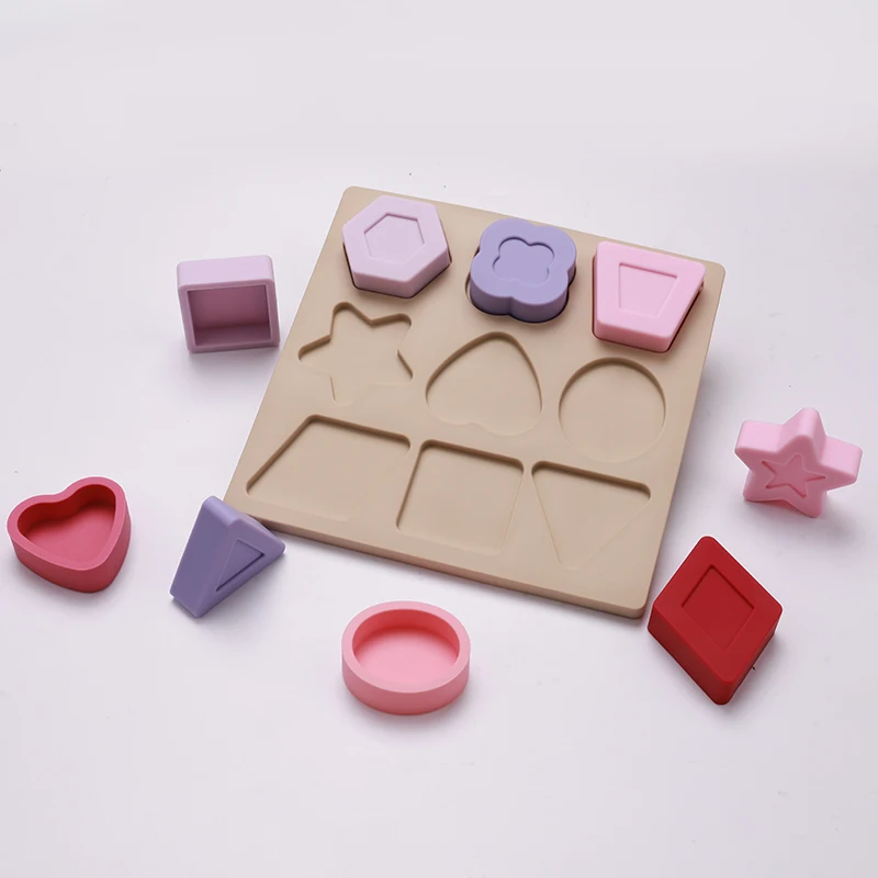 Самые продаваемые в сентябре силиконовые штабелируемые игрушки Обучающие блоки детские без бисфенола А пищевые