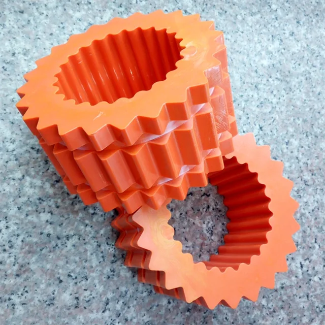 Aluminium Rubber Elastic Buffer Pad Flexible Shock-Absorbing Ring Coupling Gear OEM Customizable Elastic Ring