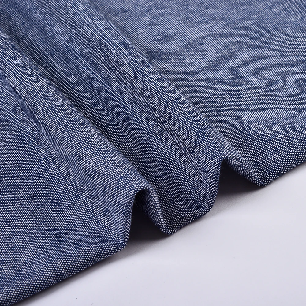 15 linen 85 viscose fabrics woven yarn dyed linen rayon fabric for clothing dresses suits-7
