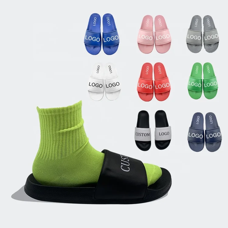 Дизайнерские мужские сланцы ЭВА с пользовательским логотипом обувь для улицы сандалии сублимационные