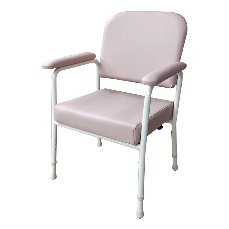 BS618 Dining Room Chairs with Armrest Leisure Lounge Chairs Home Steel Low Back Living Room Chair Vinyl Padded
