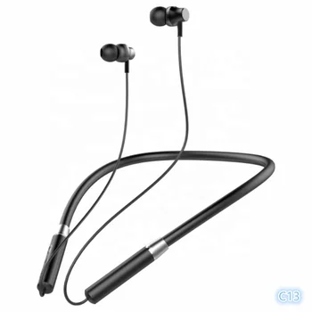 Hot-Selling Urus C-13 Metal Bluetooth Wireless In-Ear Earphone Magnetic Neckband Sports Headset Handfree Headphone Earbuds