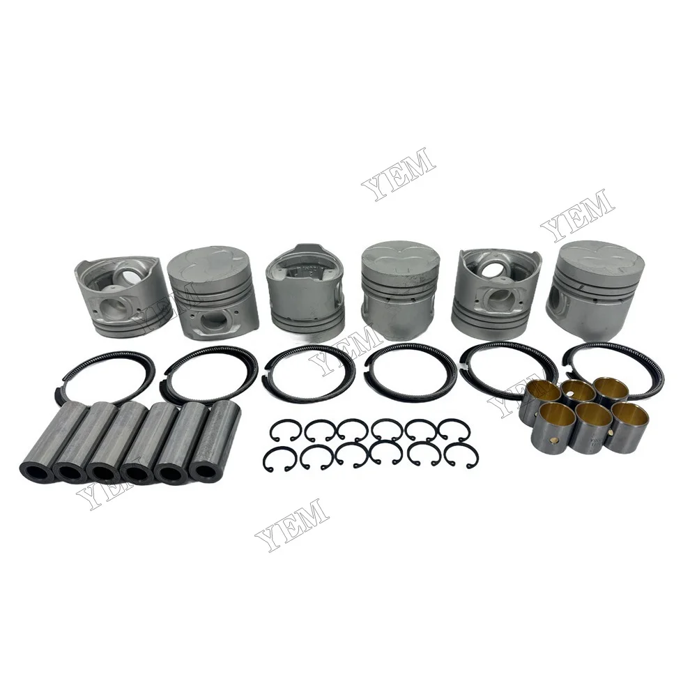 China Supplier Engine Pistons Set With Piston Rings Suitable for Nissan SD33 Engine Parts 5