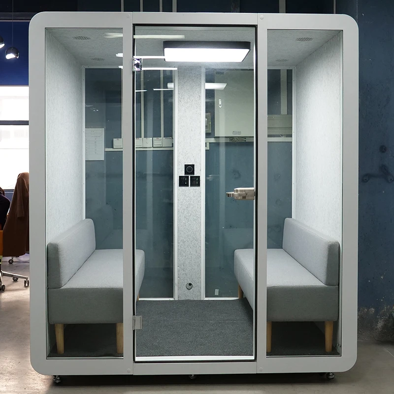 Multifunction Soundproof Office Phone Booth Portable Acoustic Meeting Pod Home Backyard Office Pods