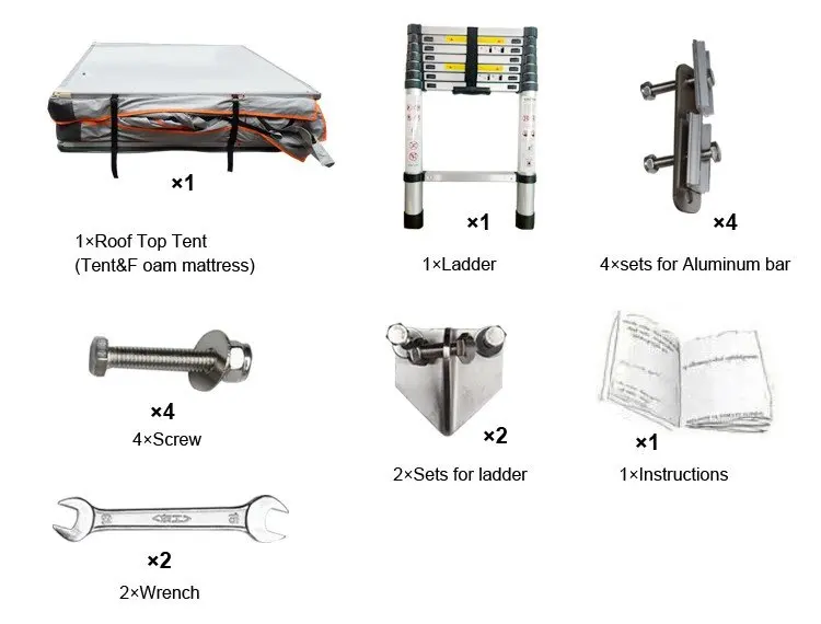 soft roof top tent-01B details