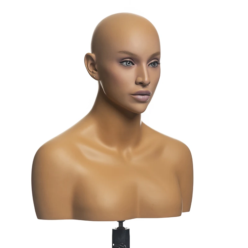 20% OFF Face Fiberglass Adult Female Mannequin Head with Detailed cheapest Face Make Up (