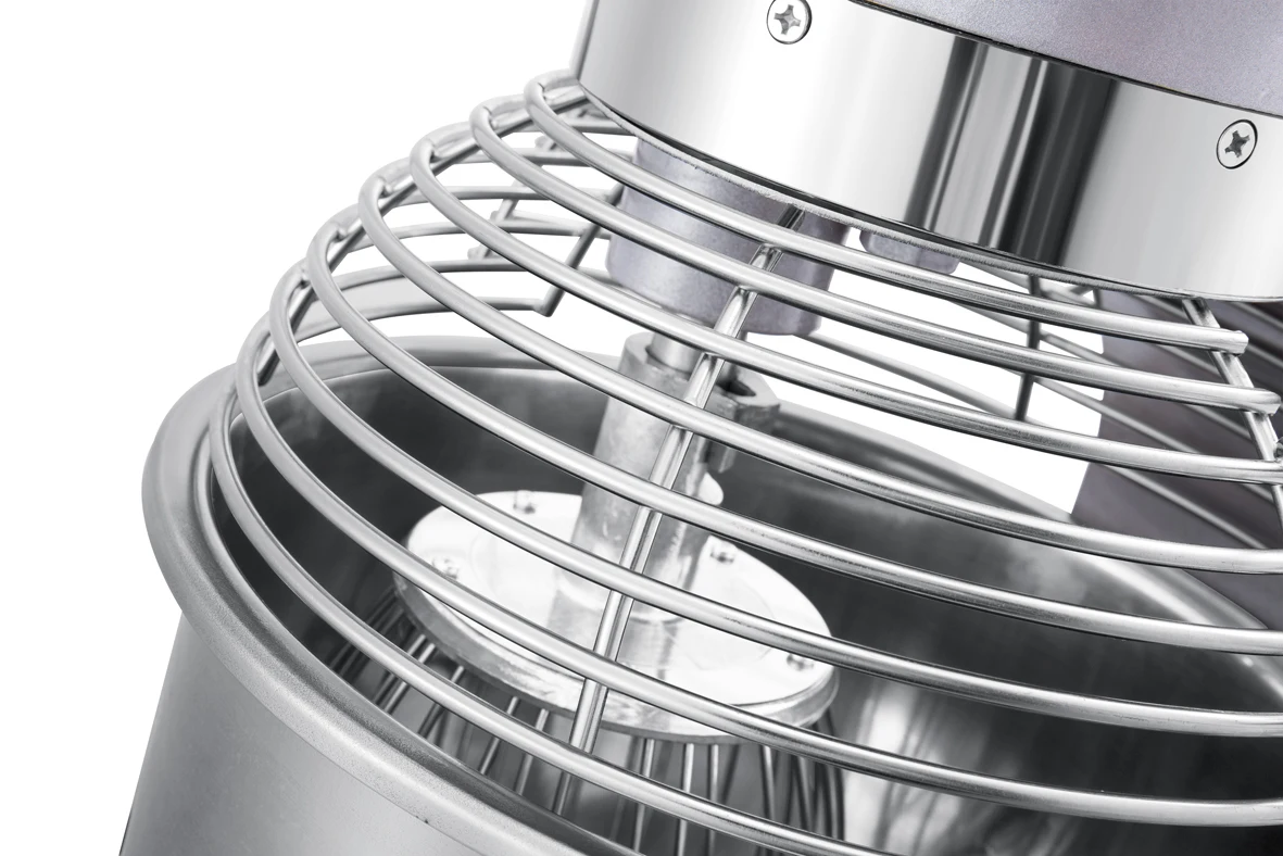 60L Dough Mixer with Removeable Blades Time Controlled Spiral Dough Mixer 25kg Dough Mixer Household with Accessories