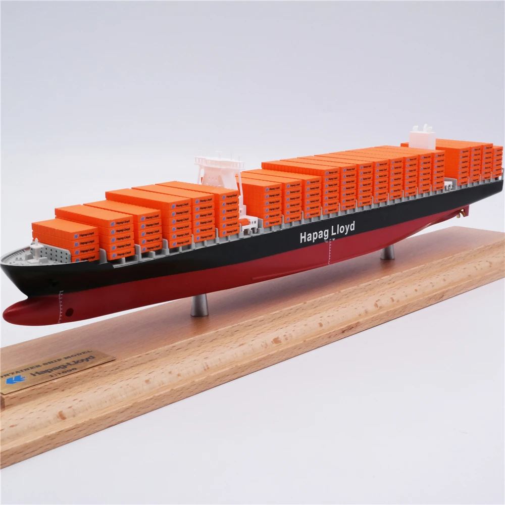 【A】35cm Hapag-Lloyd container ship model Custom scale model ships O.A.S ship model