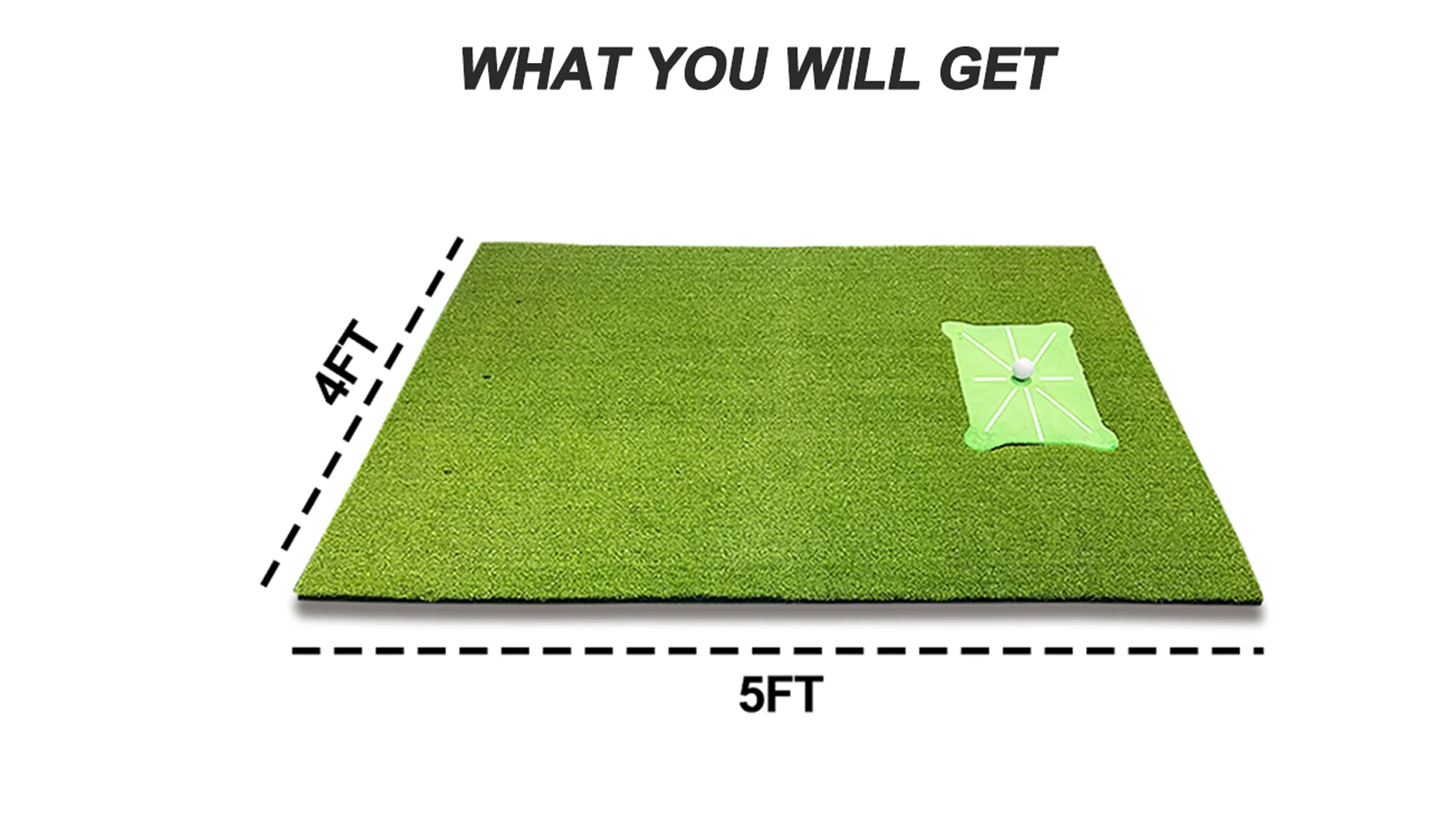 New Design Indoor Golf Practice Putting Mat Driving Range Golf Hitting