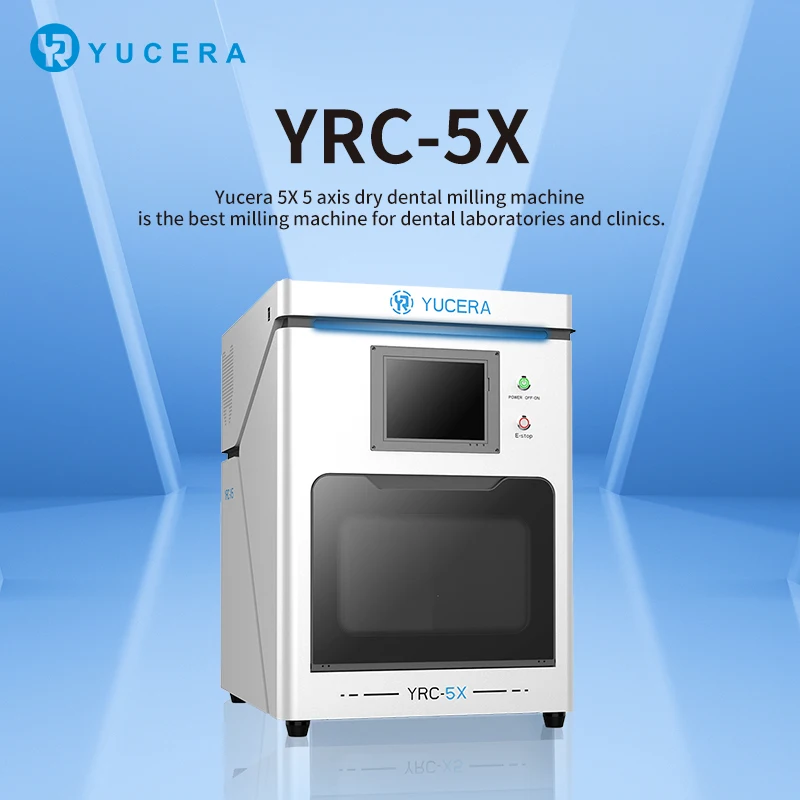 Yucera 5axis Milling Machine YRC-5X Cad Cam Milling for Dental Lab Milling Zirconia Material
