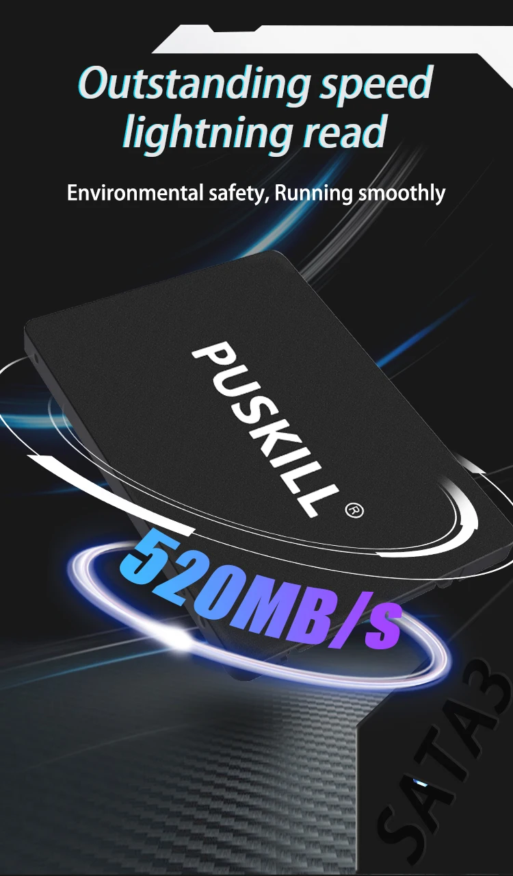 Puskill Sata3 Ssd Sata Ssd Drives 128gb 240gb 256gb 480gb 512gb 1tb ...