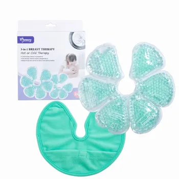 Reduce Breast Pain Therapy Pack 360 Relief Breast Cooling Pads 2pcs Gel Pads Reusable Postpartum product
