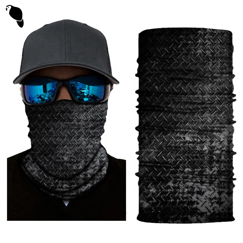 LEO Custom logo multifunctional running seamless magic neck gaiter with skull tube bandana