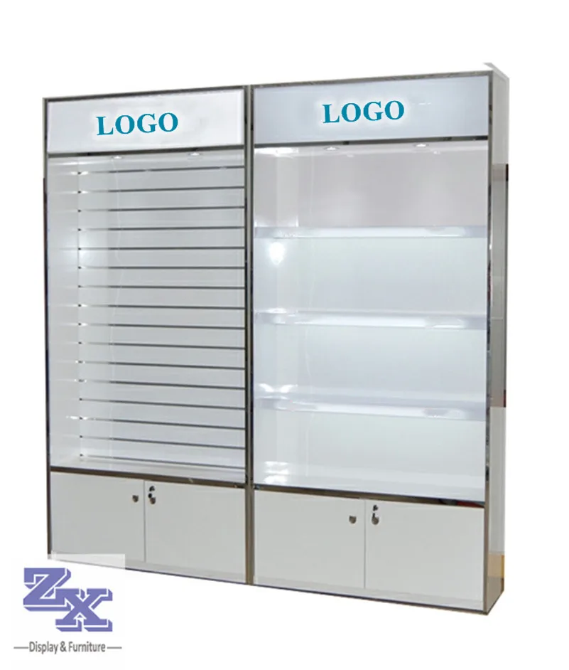 Customized Slat Wall Display Stand For Phone Retail Store,Slat Wall