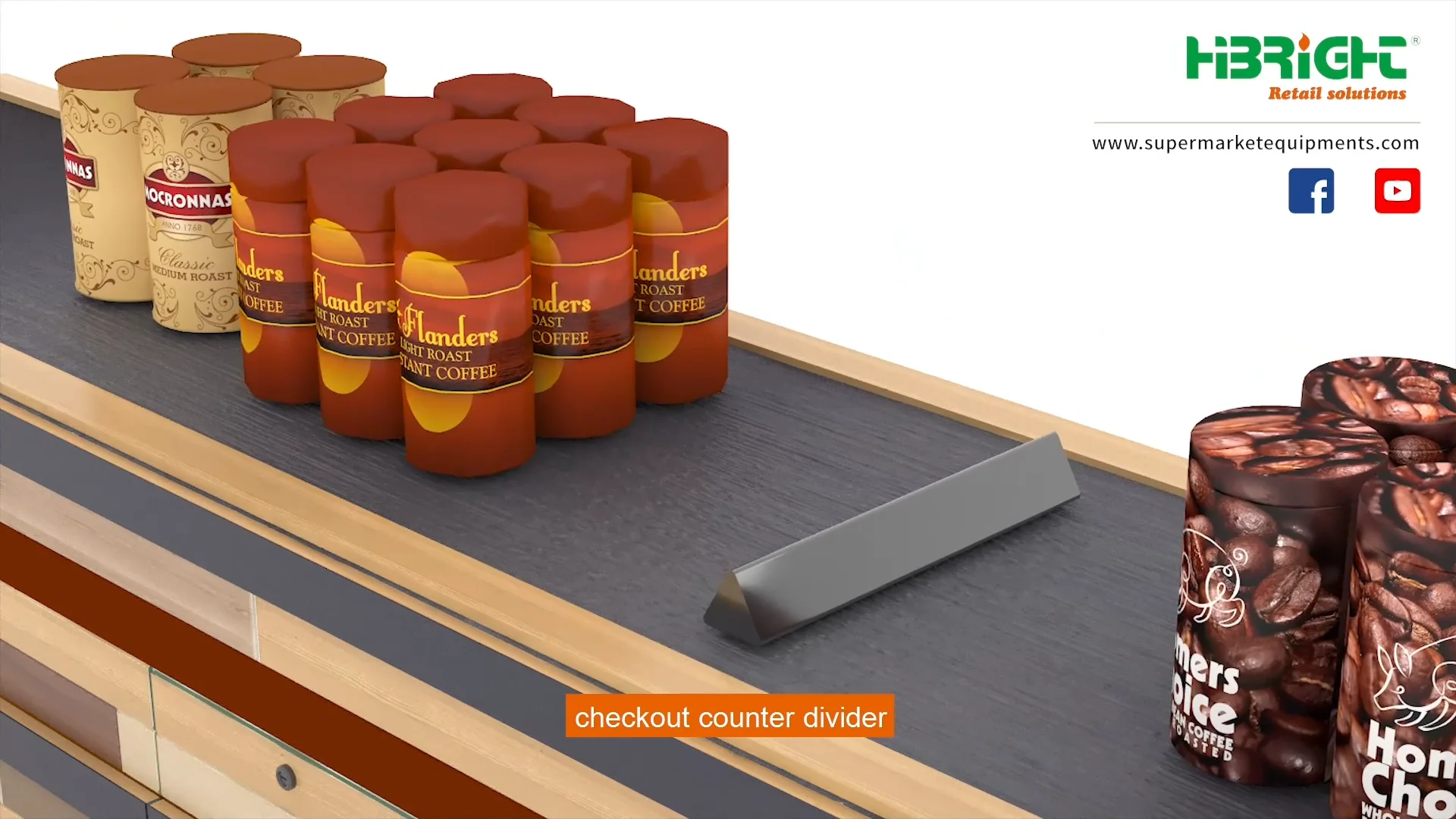 Supermarket Grocery Store Checkout Bar Lane Divider Buy Checkout