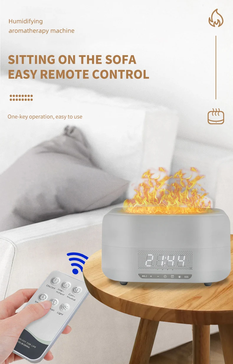 Flame Aromatherapy Flame Humidifier Simulates Fire Aromatherapy Machine