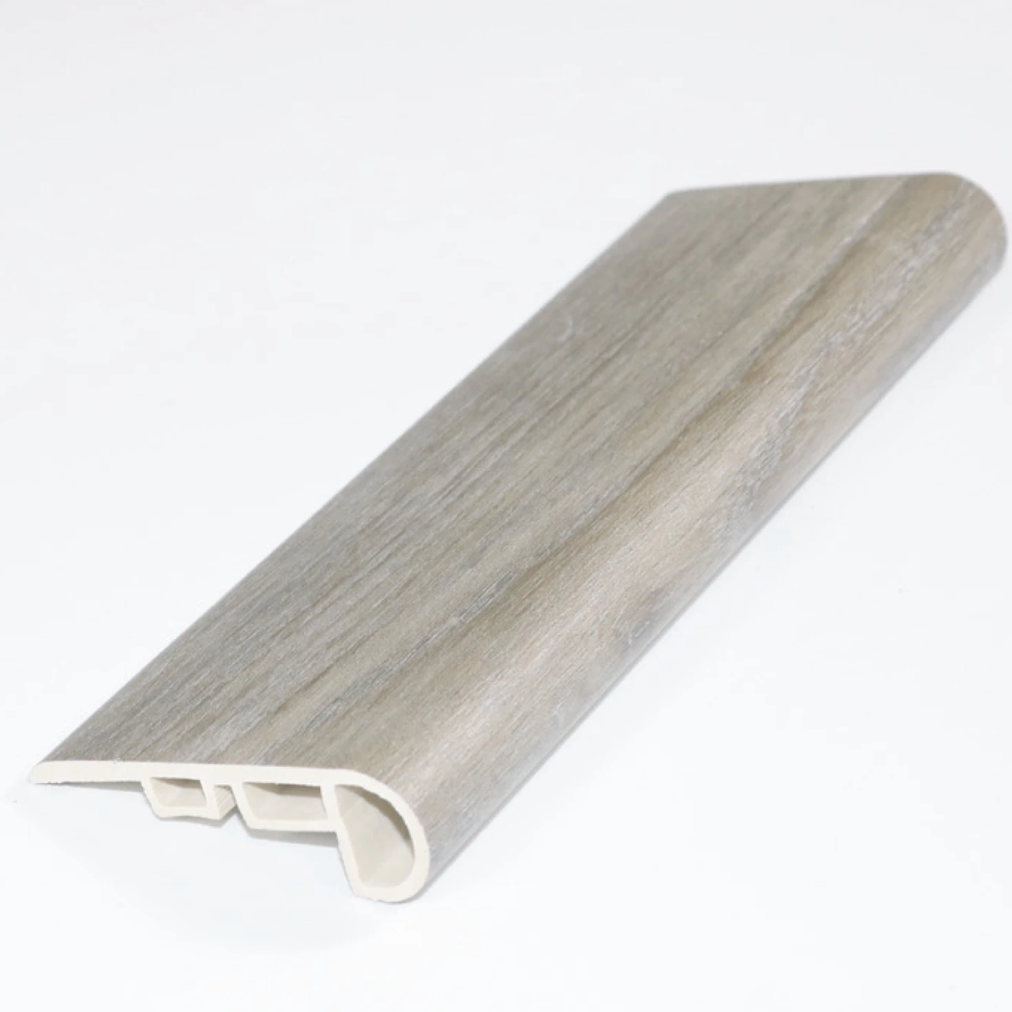 Building Material Anti Slip Pvc Stair Nosing Strips for WPC and LVT Flooring