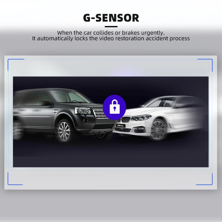 Coview Wide Angle 135°+110° Dash Camera 2K+1080p Dual Lens Car Black Box with IPS Screen for Senior Agent factory