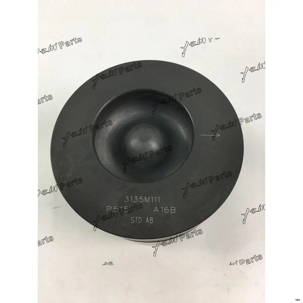 Cylinder Piston Kit 4115P015 For Perkins 1104C-44