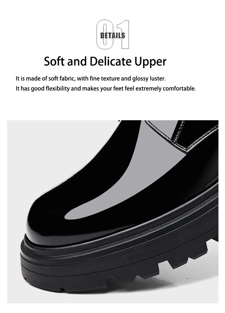 Fall Casual Leather Shoes Men's British Style Simple main image 0