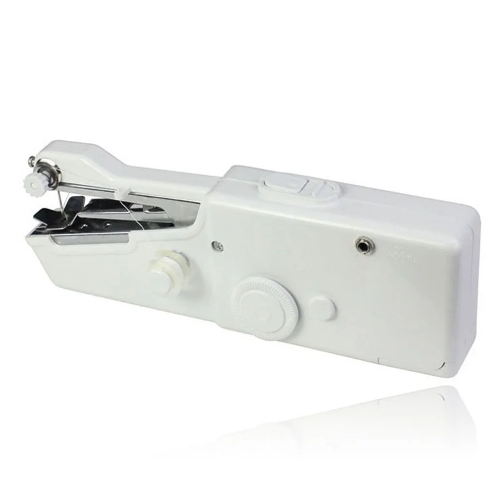 Mini Handheld Sewing Machine Manual Shoes Sack Portable Home for Sale Locking Button Hole Hand Operated Stitch Multifunction