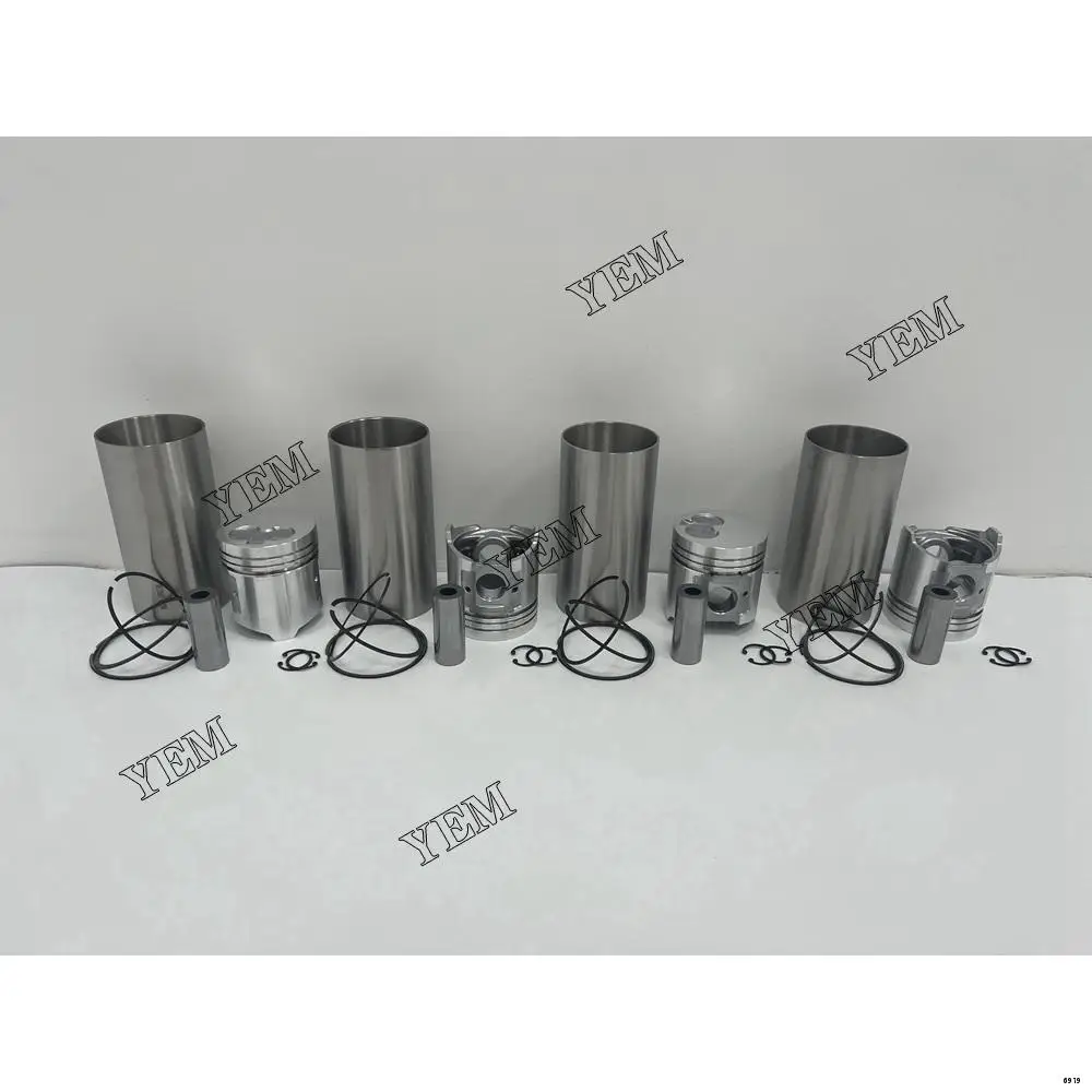 4D94E Pistons Rings Set With Cylinder Liner for Yanmar