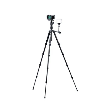 Double Extension Lightweight Tripod Outdoor Travel Photography Professional Carbon Fiber Tripod Camera Video Tripod product image