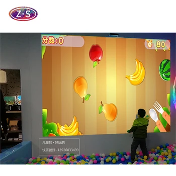 Factory Wholesale Indoor Entertainment Games Interactive Throw Wall Projection Solution