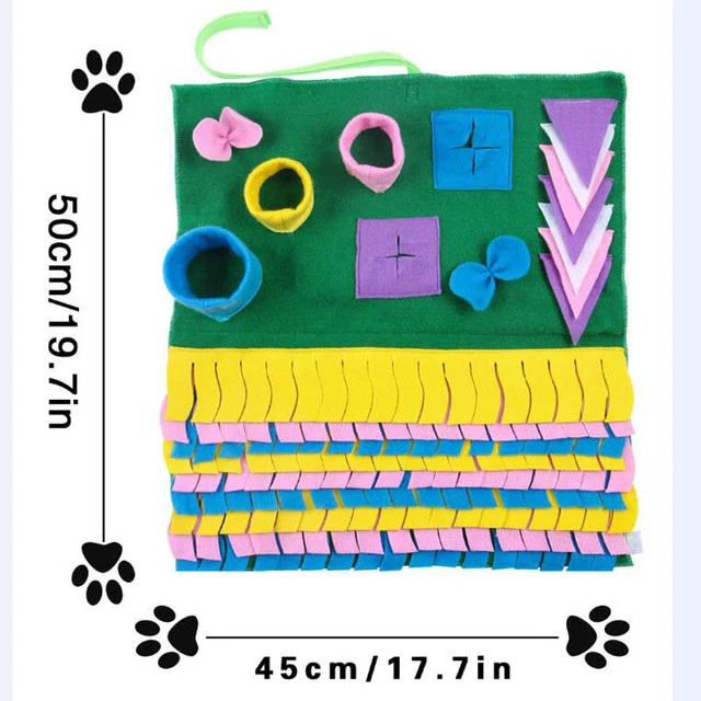 Non Slip Dog Snuffle Mat Slow Feeder Food Mat Puppy Treat Feeding Mat Dog details