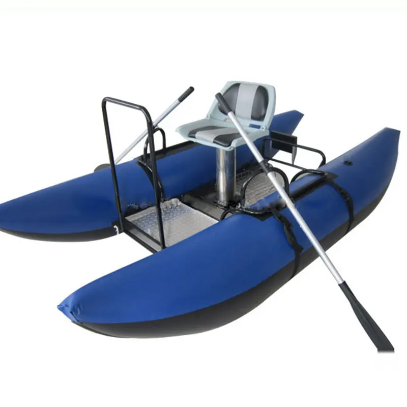 2.3m-4.6m Inflatable pontoon boat fishing for