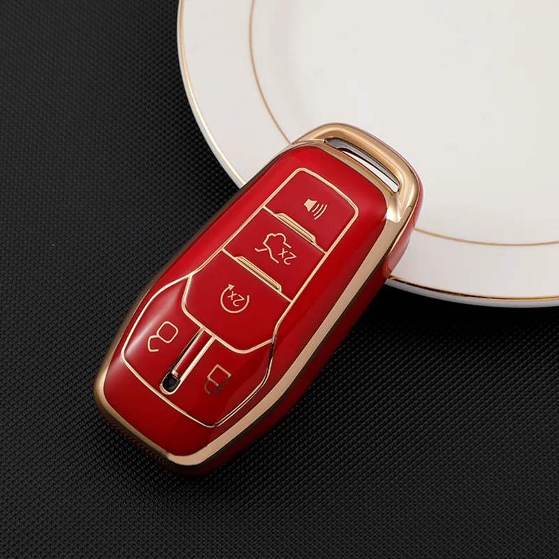 Мягкий Tpu чехол для автомобильных ключей чехол-обманка Ford Fusion Mondeo Mustang F-150 Explorer Edge 2015 2016 2017 2018 автомобильные